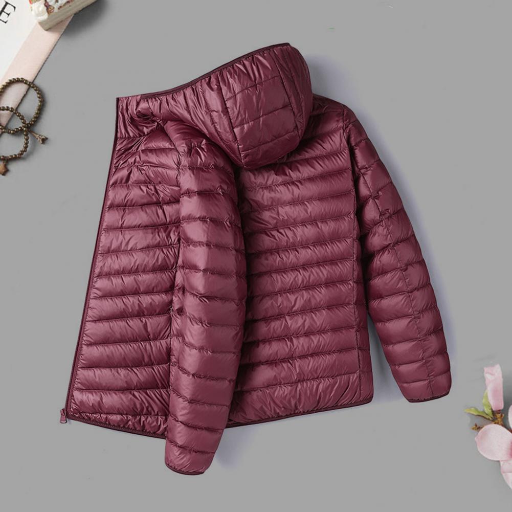 Men Cotton Coat Hooded Cotton Coat Men's Winter Cotton Coat with Hood Pockets Lightweight Cold Weather Outerwear for Men Long