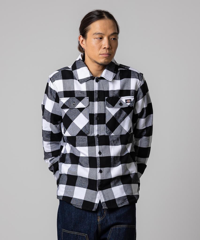 DICKIES Sacramento Check Shirt Black
