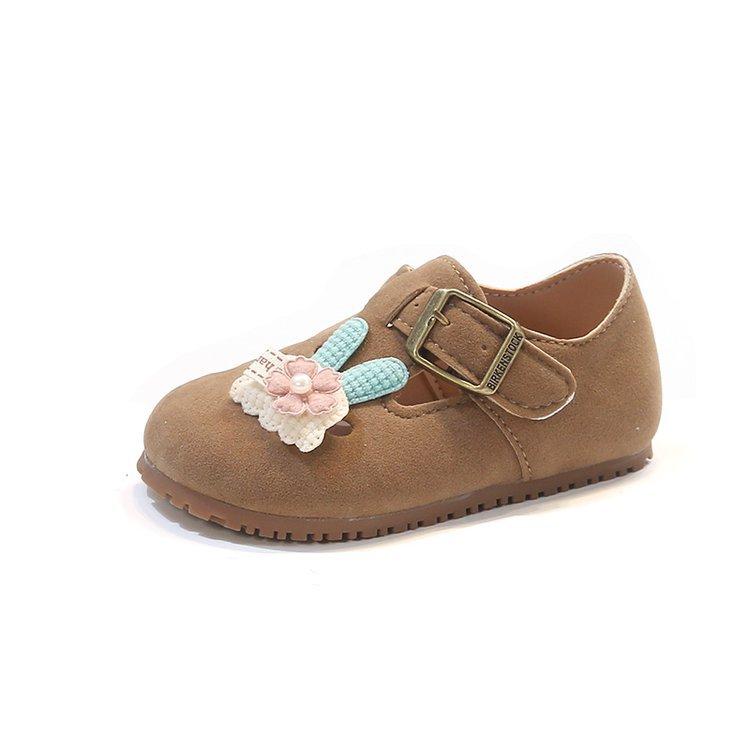 

Туфли для мальчиков 2025 весна новые детские маленькие кожаные туфли для девочек туфли Boken корейская версия туфли с дырочками дышащие детские туфли 34 хаки