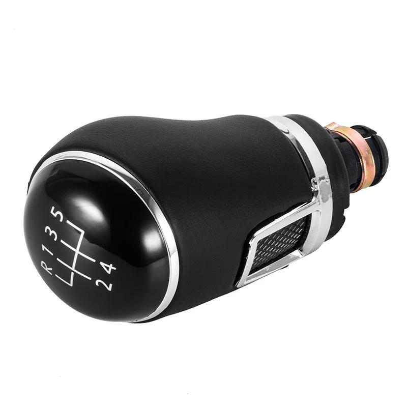 New Model High Quality 5 6 Speed Gear Shift Knob Leather Lever Stick for Volkswagen VW Universal Polo Golf Jetta Car Accessories