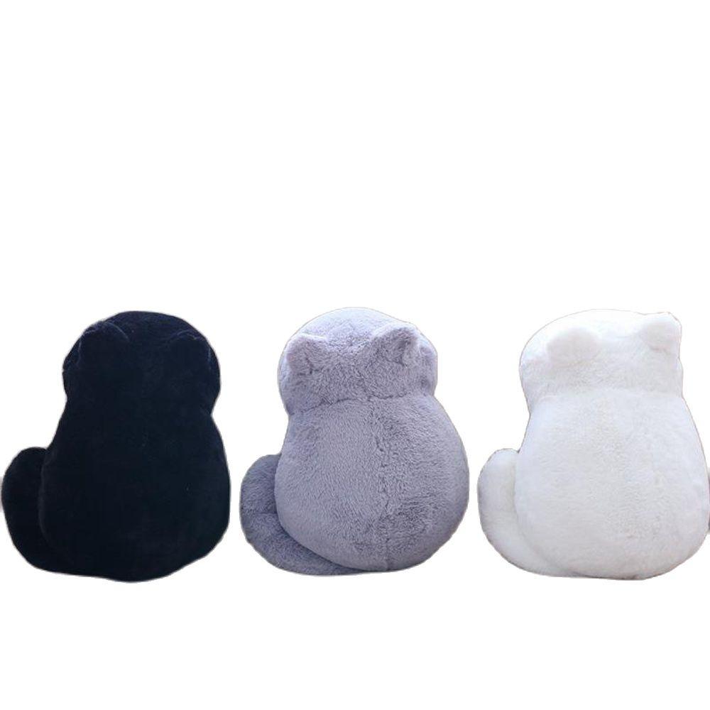 33CM Cat Doll Stuffed Animal Girl Adorable Lying On The Cat Playing With Children's Holiday Christmas Gifts