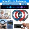 Mini Circle Antenna 10kHz-180MHz MW SW Looping Antenna Sweet Donut Antenna Donut Broadband Antenna for Radios Walkie Talkies SDR