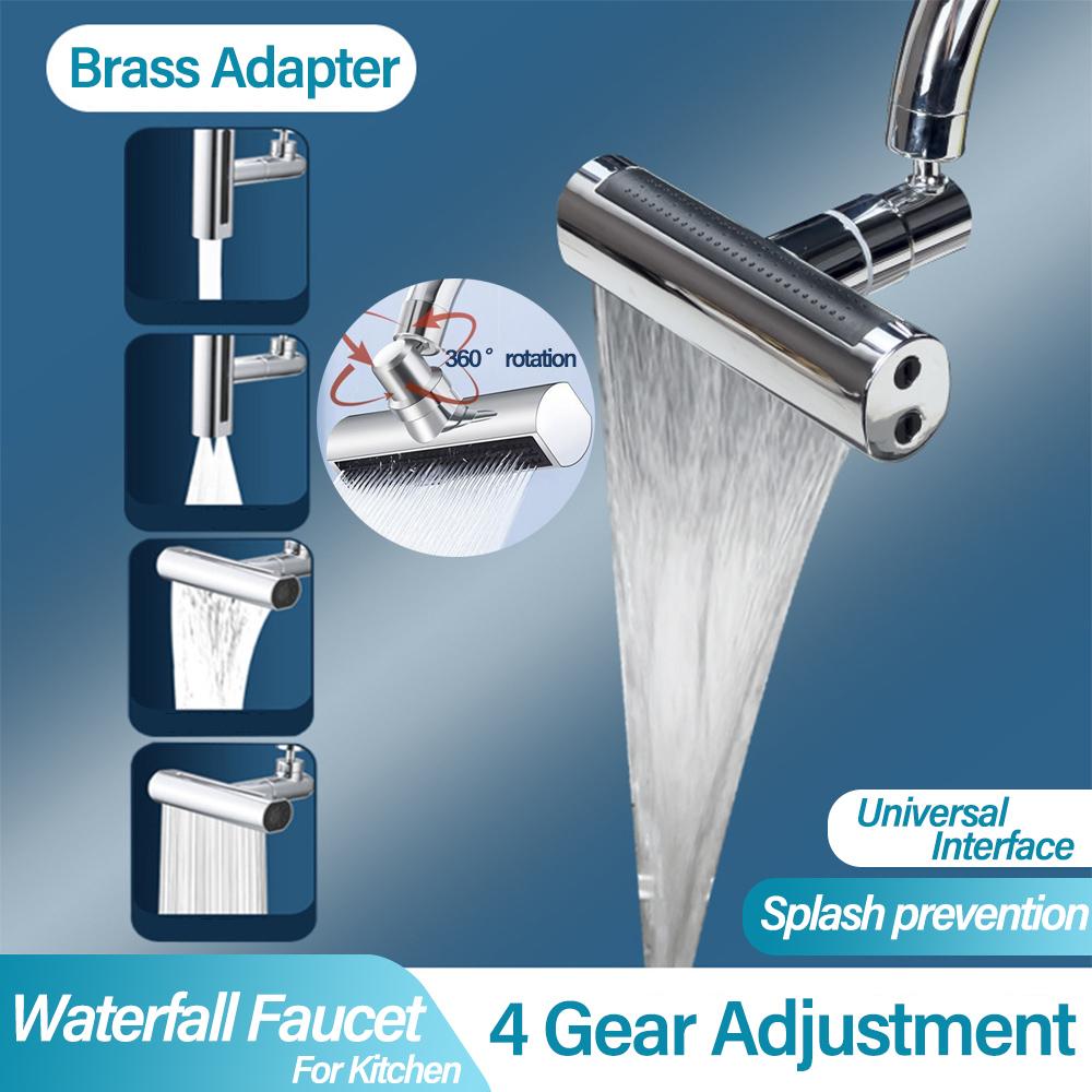 4 Modes Kitchen Faucet Universal Faucet Nozzle Anti-splash 720° Swivel Water Tap Extender Bathroom Sink Faucet Kitchen Accessory