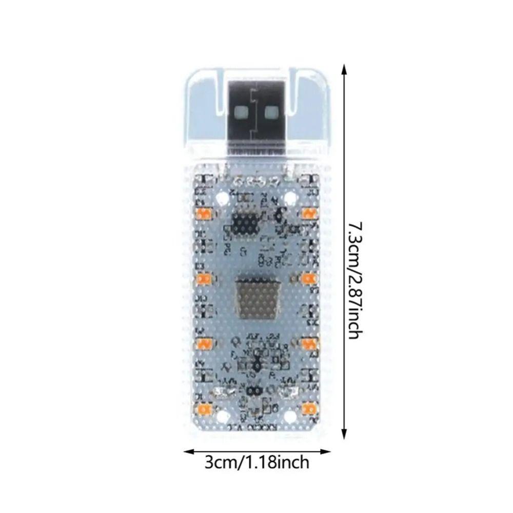 Magnetic Mount LED Car Touch Light Touch Sensor Mini Size Car Atmosphere Lamp Dimmable Light Soft Light USB Night Light