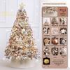 Snowfall White Flocked Christmas Tree - 1.2/1.5/1.8/3m Bare Tree for Home Decoration