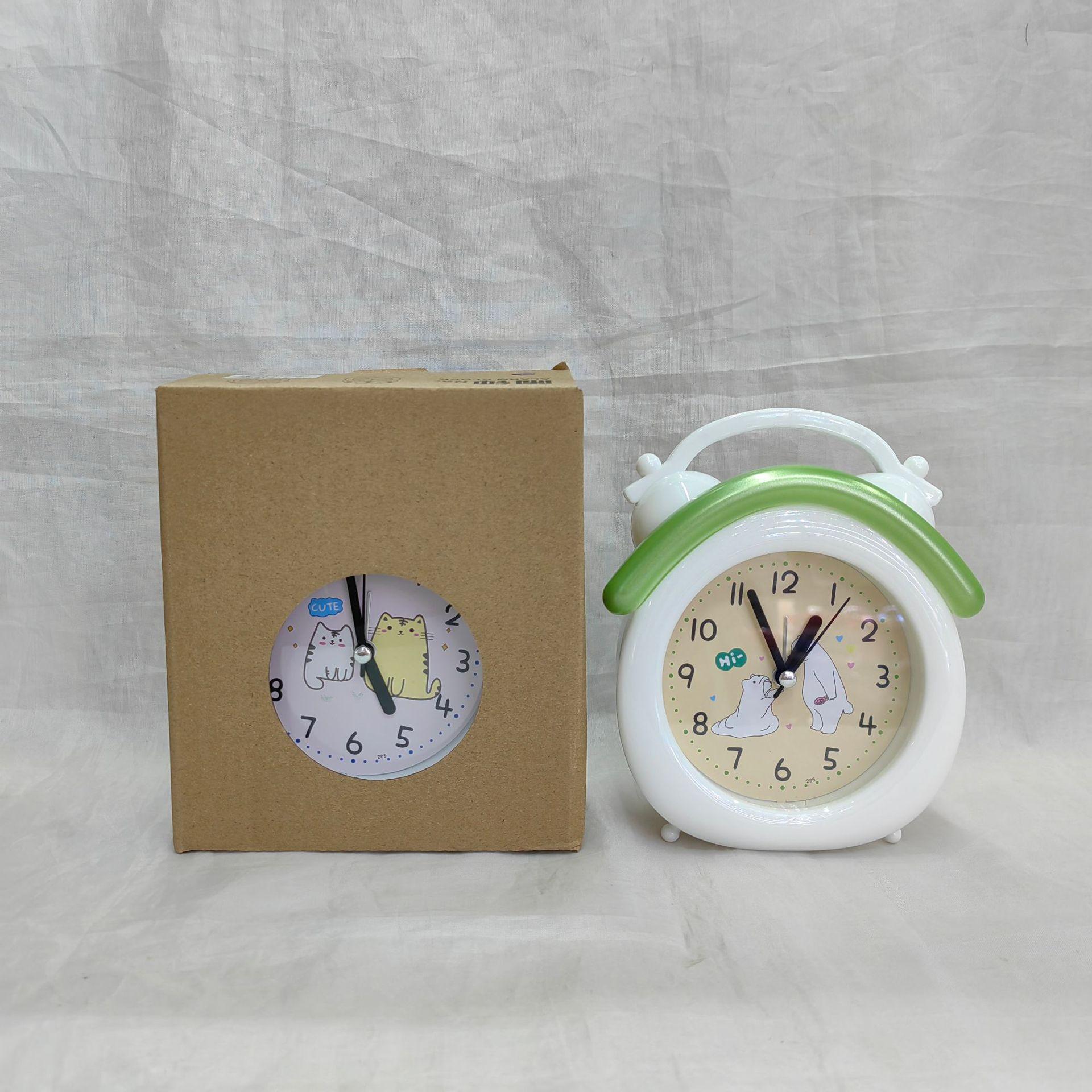 

House small alarm clock student clock cartoon creative cute mini alarm clock bedside clock