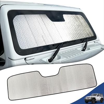 Car Front Windshield Sun Visor Cover for Jeep Wrangler JL Gladiator JT 2026+ Sunshades Insulation Interior Mouldings Accessories