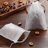100 Stück/Los Teeblätterbeutel 7 x 9CM Leere Aromatisierte Teeblätter-Beutel Infuser Mit Schnur Heal Seal Filterpapier für Kräuter Loser Tee Bolsas de te