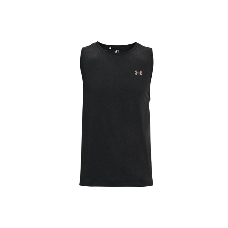 

Under Armour Rush Seamless Training Sleeveless Top Men tops Black 1361129-001 XXL