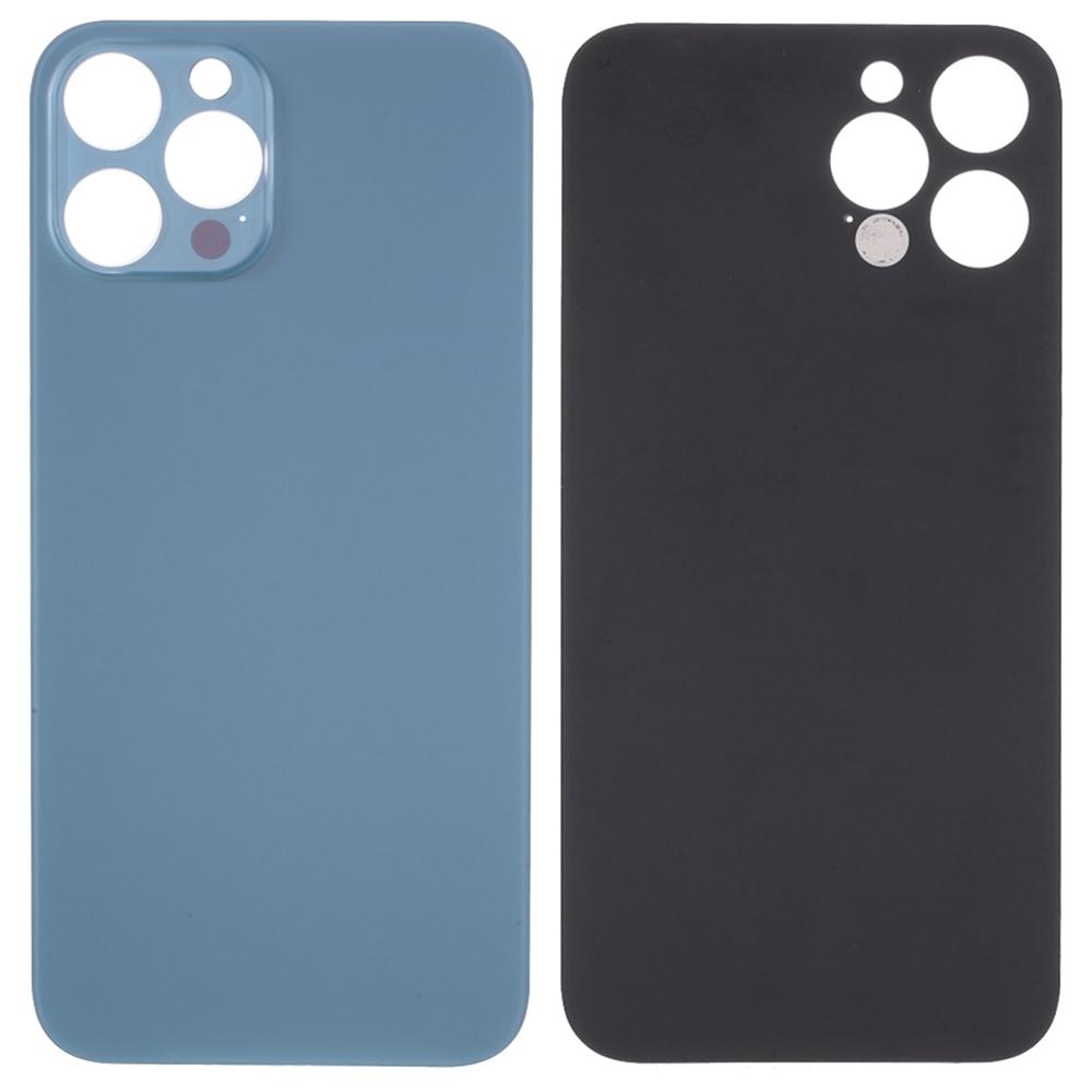 

For iPhone 12 Pro Max 6.7 inch (without Logo) Battery Housing Cover Repair Part (Camera Lens Ring Hole Standard Version) Blue