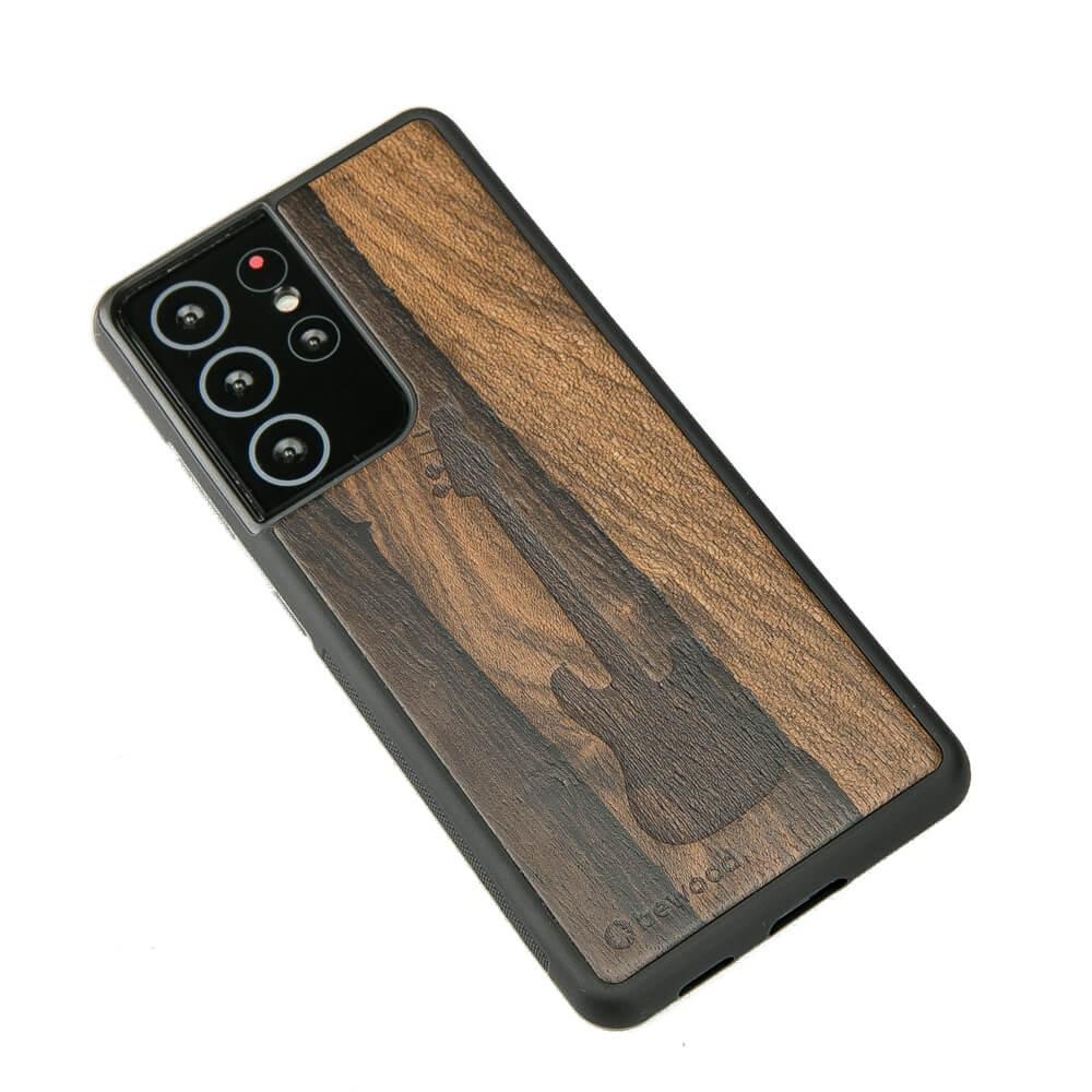 Wooden Case for Samsung Galaxy S21 Ultra Guitar Ziricote