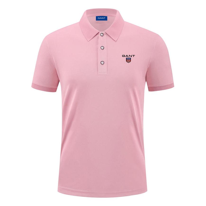 Reebok GANT Summer Women's New Embroidered Casual Sports Collar Polo Shirt, Sweat Wicking and Moisture Absorbing Pure