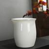 Traditional White Ceramic Cups White Porcelain Tea Mug Comfortable Tea Cup  Gifts