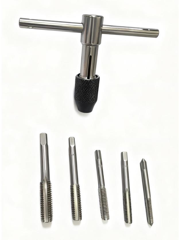 Adjustable T-Handle Ratchet Tap Wrench