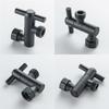 Metal Shower Head Extension Arm with 360 Rotational Function 1/2 Standard Thread Small Wall Mounts Bathroom Hardware