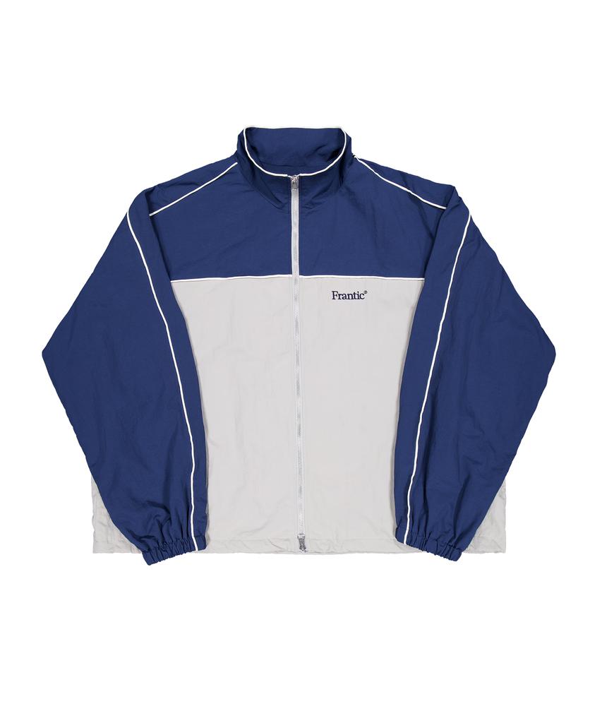 FRANTICSERVICE Classic Trimmed Windbreaker - Navy