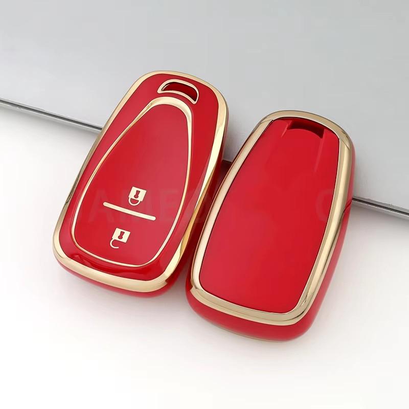 2/3/4 Buttons Tpu Car Key Case For Chevrolet Chevy Malibu Camaro Cruze Traverse Sonic Volt Bolt Equinox Key Cover Fob Keychain