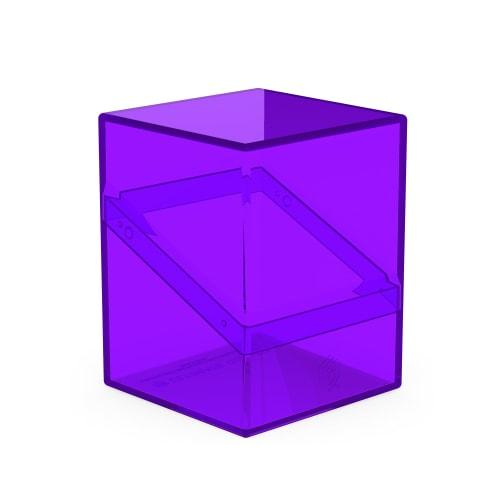 

Ultimate Guard Boulder 100+ Clear Deck Case, Amethyst, for 100 Double-Sleeved TCG Cards, Secure and Durable Storage for Trading Card Games