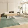Tappeto Geometrico Verde Decorazione Minimalista di Lusso Tappeto per Soggiorno Tappeto Morbido e Confortevole per Camera da Letto Tappeto di Velluto per Tavolino da Caffè Enorme
