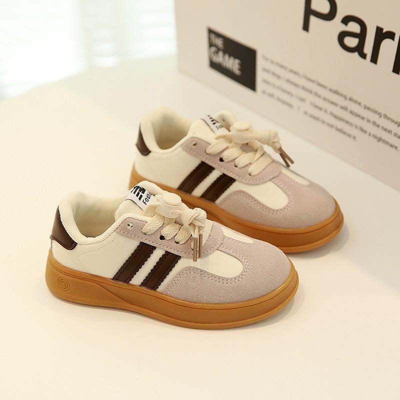 

Детская обувь для досок, осенние новые повседневные туфли в корейском стиле для девочек, дышащие одинарные туфли, детские кроссовки 26 коричневый