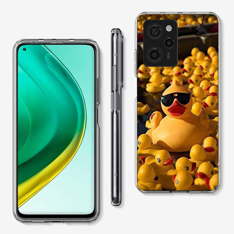 Rubber Ducks Floating in the Swimming Pool Cover Phone Case For Xiaomi Poco M8 M7 M6 M4 M3 X7 X6 X4 Pro F7 Ultra M5S Mi 14 14T 1