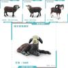 Farm Black Sheep Goat Lamb Collectible Pvc Sheep Lamb Set For Childrens Preschool Educational Use