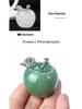 1742-30mm Big Apple Natural Crystal Stone Ornament for Christmas