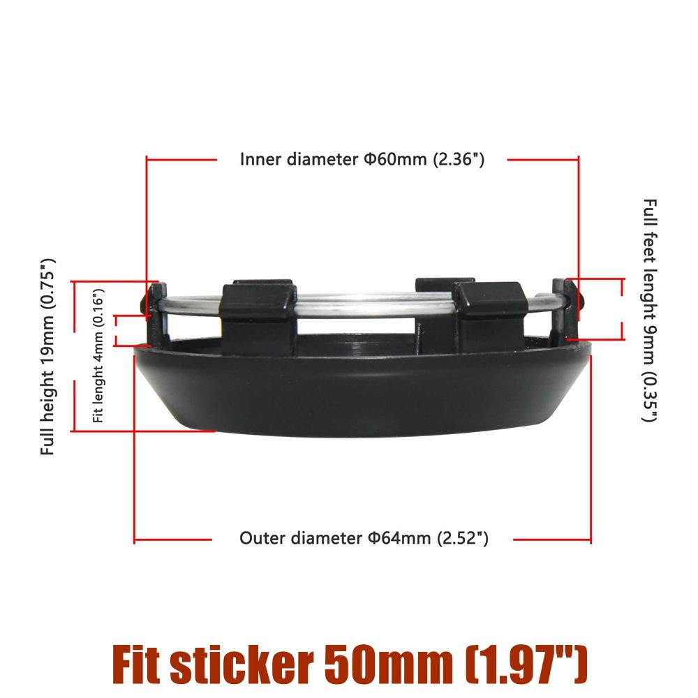 DBS3 4PCS New 64MM OD / 60MM ID Cap For Rims RAYS VOLK VR GRAM Emblem Wheel Center Cap Sport Car Logo Wheel Cover Hub caps