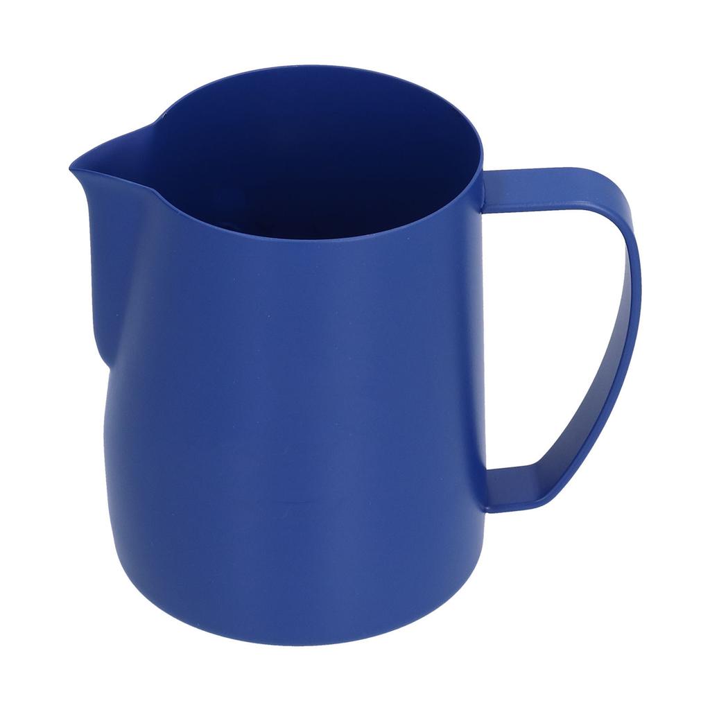 Edelstahl Kaffee-Kännchen Milch Latte Aufschäumbecher mit tropffreiem Ausgießer für die Küche(600ml )