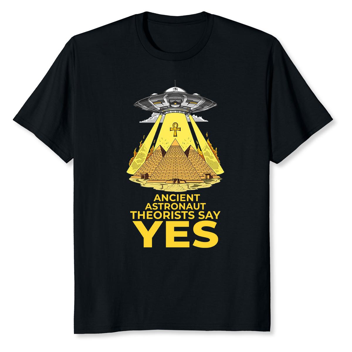 NEW LIMITED Ancient Astronaut Theorists Say Yes Pyramid T-Shirt XXL