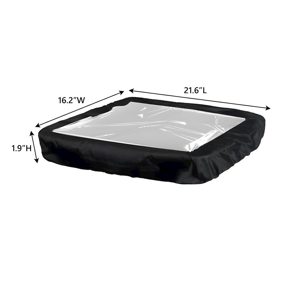 Elastic For Hopper Cover Made from Waterproof 420D Material Equipped with Transparent Window and Storage Bag for Convenient Use