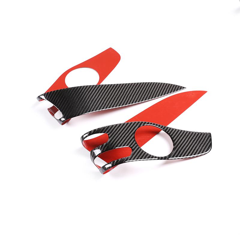 Soft Carbon Fiber For Mercedes Benz C Class W205 GLC Class 2014- Interior Door Decoration Panel Cover Trim Car Accessories