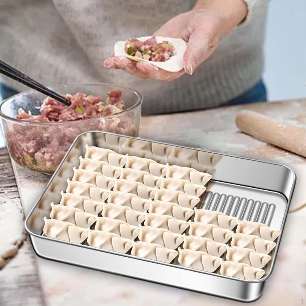 Food Storage Container for Dumplings and Snacks