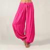 Sommer Damen Einfarbige Laternenhose Lose Plissee Kordelzug Lässige Knöchel Sporthose Harlanhose