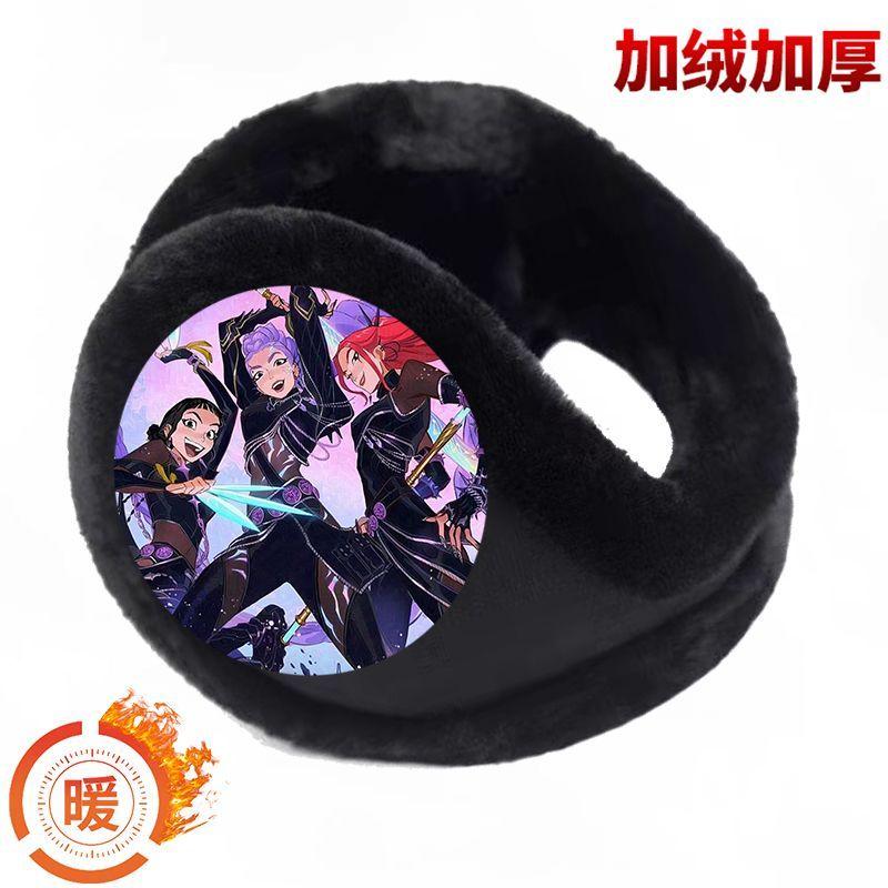 Kpop Witch Hunt Anti-freezing Ear Muffs, Children's Cycling Ear Bags, Thickened Ear Protection, Winter Fleece Anti-freezing Ear Muffs