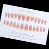 3D Embossed Floral False Nail Pink Flower Pattern Press On Nail Instantly Application Wedding Banquet Elegant Manicure