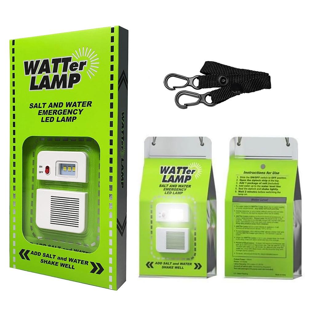 Protection Salt Water Lamp Battery Free Emergency Lighting