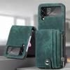 Anti -Dust Business Leather Protective Case For Samsung Galaxy Z Flip4 Flip 4 Flip3 5g Flip 3 Card Holder Wallet Bag Cases