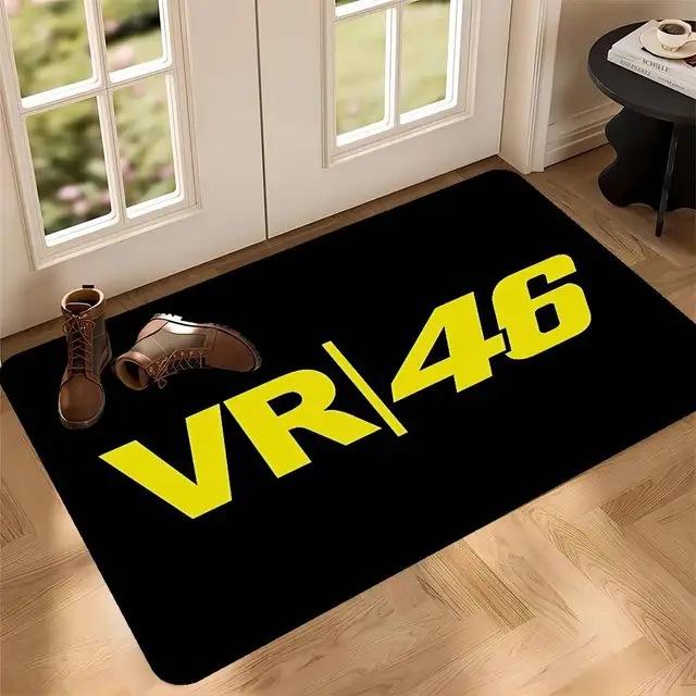 Motorcycle Racing 46 The Doctor Rectangle Carpet Colorful Sport Bike Fan Home Decor Mat Non Slip Floor Rug Entryway Doormat