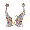 European creative abstract oil painting cat decoration festive gifts resin handicrafts bedroom desktop entrance cat ornament