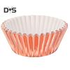 100Pcs Cake Cups Grease-Proof Heat Resistant Aluminum Foil Cupcake Liners Wrappers Baking Supplies