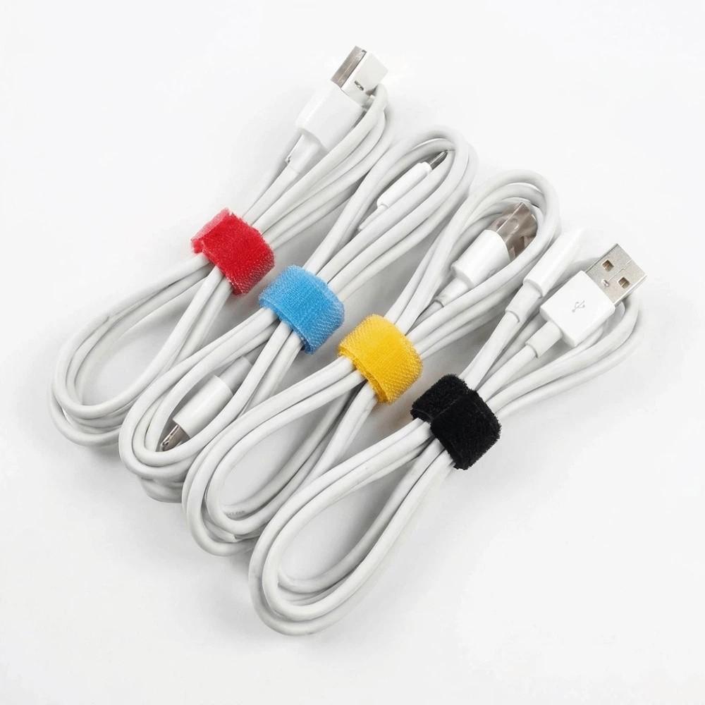 50Pcs Nylon Cord Ties Reusable Wire Organizer Cable Accessories Cable Ties Electronic Device Cord