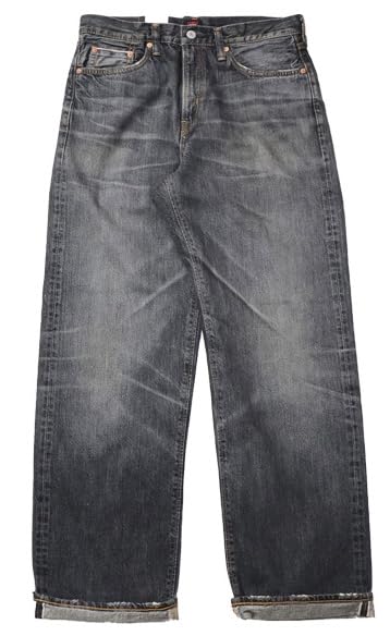 

Edwin 505Z Широкие Прямые Винтажные Джинсы Сделано в Серых Брюках, Селвидж, Япония, Мужские серый