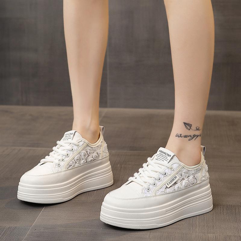 Fashion Women's Sneakers With Platform Shoes Tennis Female Thick Sole Fashion 2025 Casual Trainers Summer Leisure Womens Trainers Casual