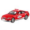 1/32 Scale BMW M6 Taxi Alloy Car Toy Diecast Metal Model Sound Light Pull Back Children Toy Home Decoration Ornaments Children Gift