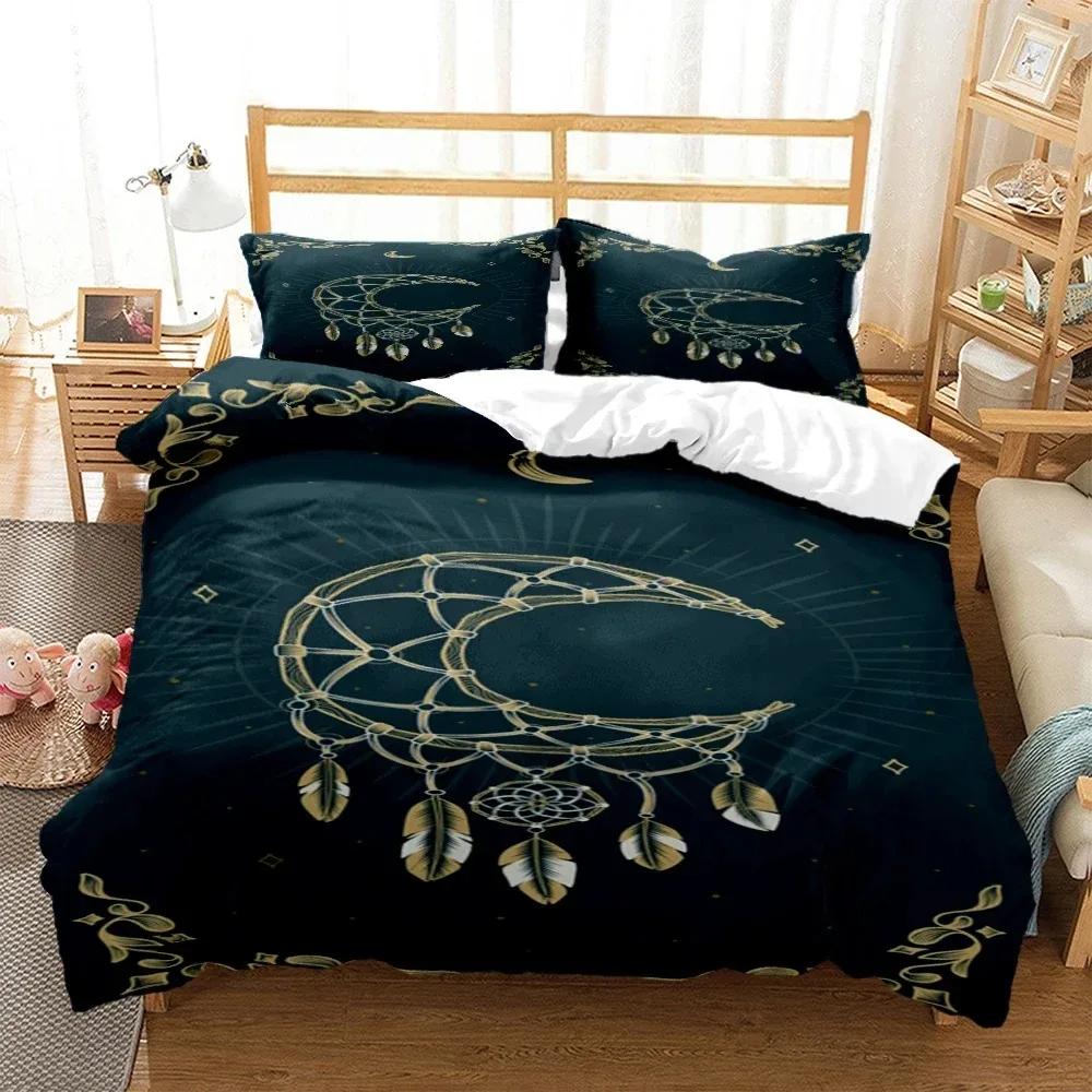 Mysterious Celestial Body Digital Print Polyester Bedding Sets Child Kids Covers Boys Bed Polyester Set for Teens Bedding Set