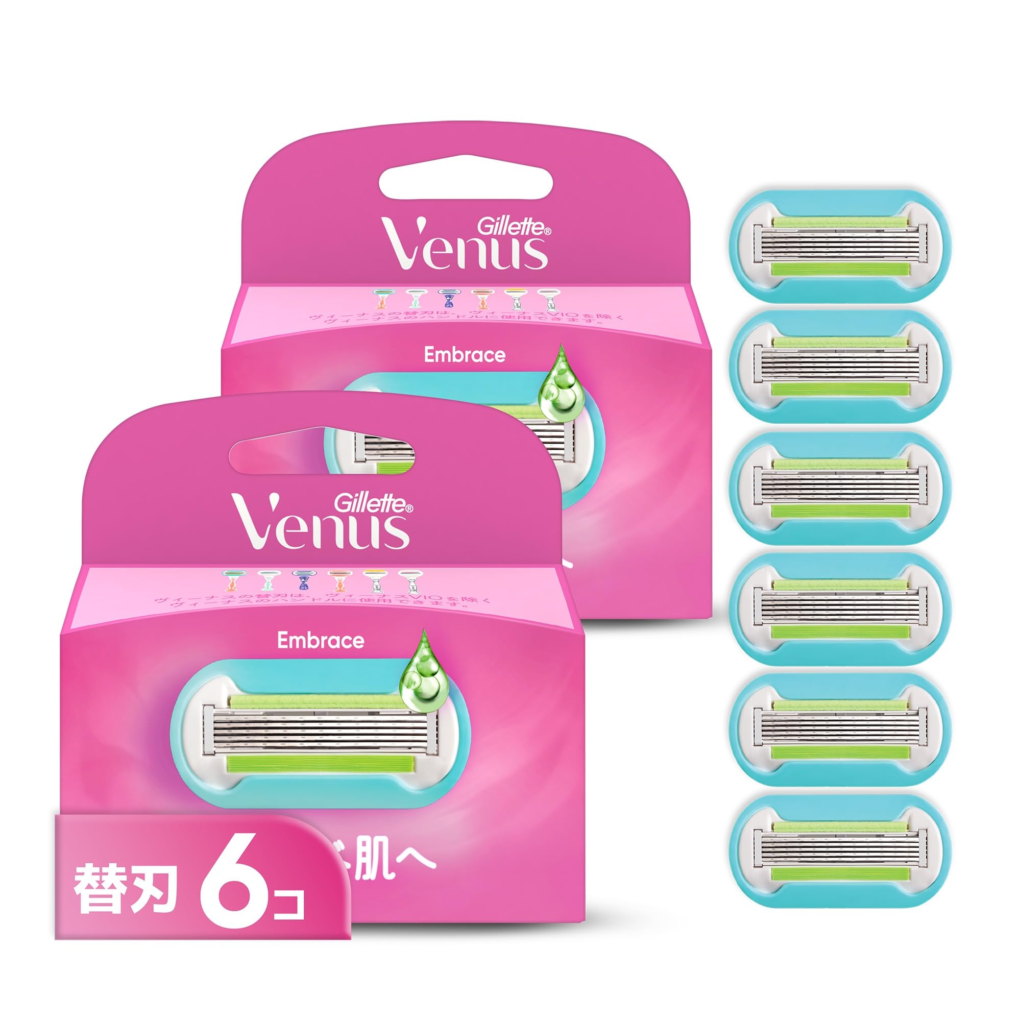 

Venus Smooth Skin Replacement Blades 3B blades per pack x 2 (3 packs)