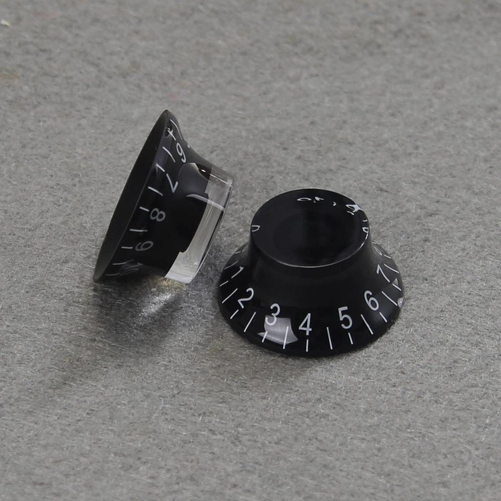FLEOR 4PCS LP Guitar Knobs Top Hat Style Tone Volume Speed Control Knobs Caps 6mm For Electric Guitar