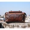 Leather Messenger Travel Luggage Duffel Overnight Weekender Duffel Bag