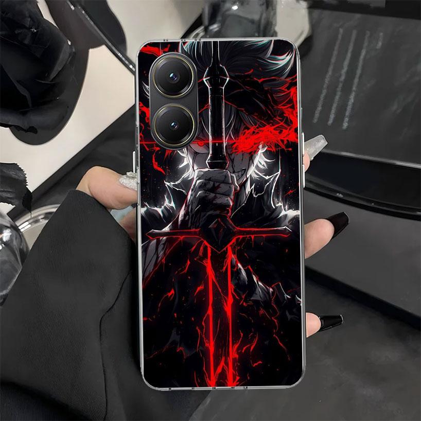 Black C-Clovers Anime Phone Case for Xiaomi Poco X7 X6 X5 X3 Pro F7 Ultra F6 F5 F4 Gt X4 Nfc M6 M5S M4 M3 M5 Soft Silicone Cover